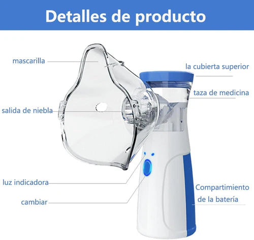 NEBULIZADOR PORTATIL AIROMIST+ ENVIO GRATIS